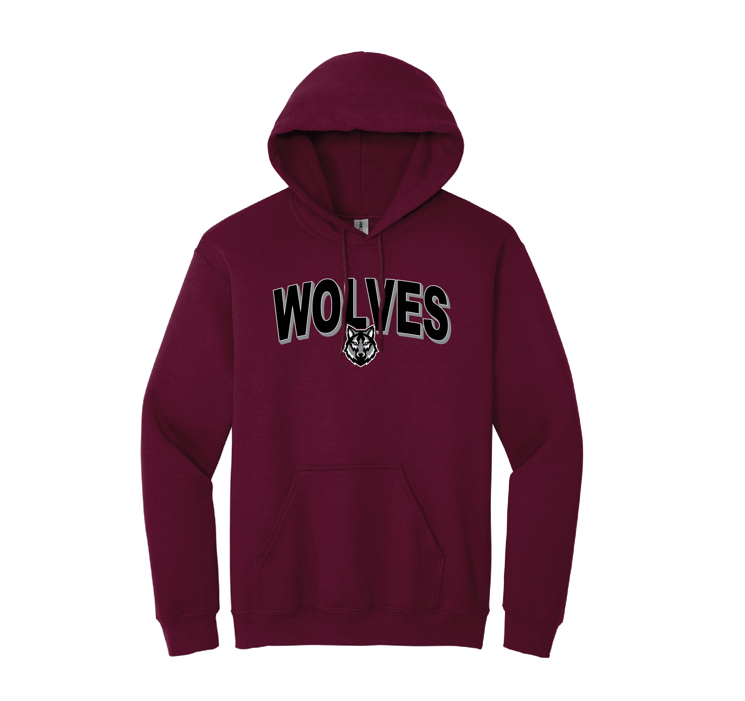 Wolves Shadow Block Hooded Sweatshirt