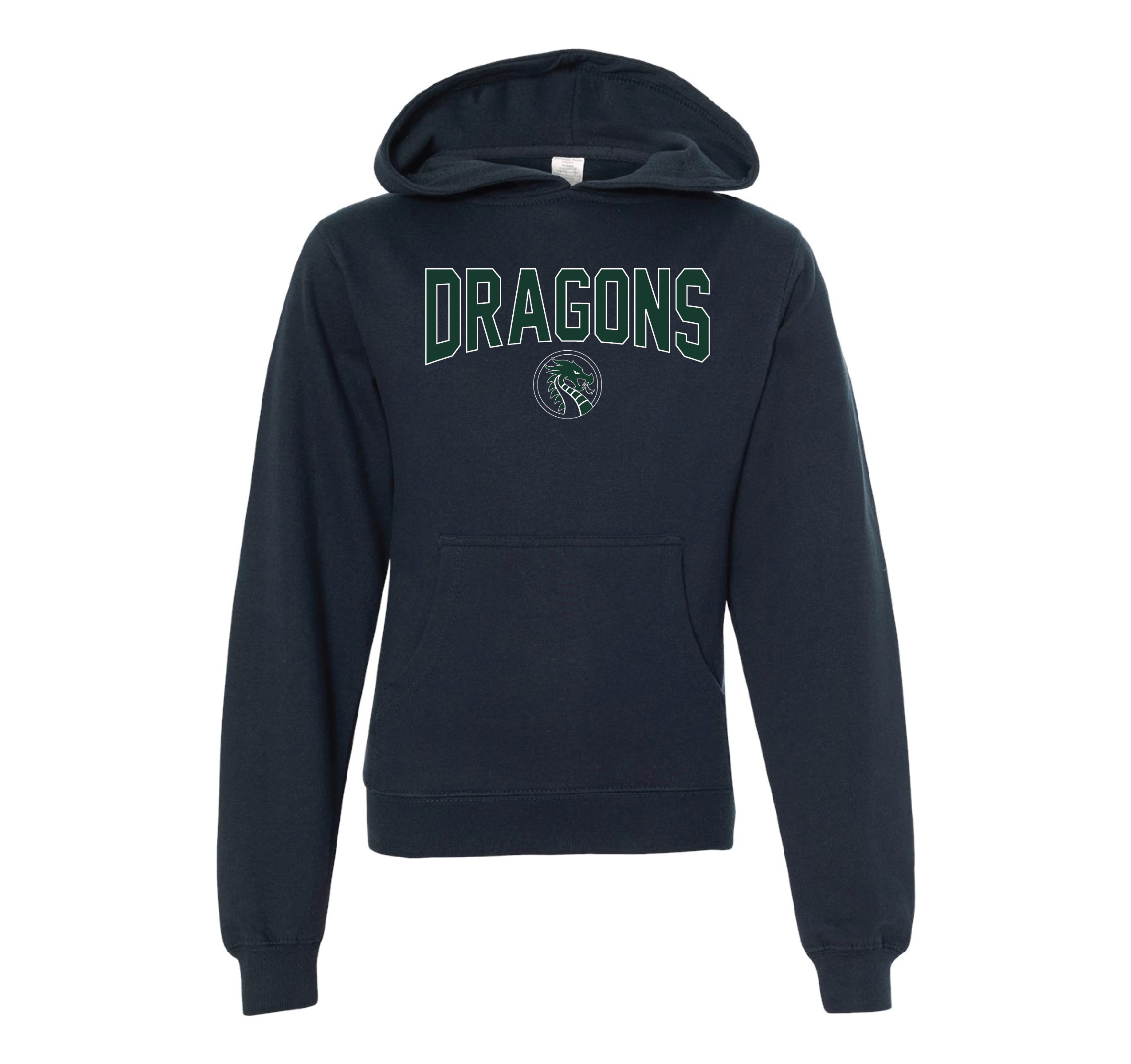 Youth Dragons Arched Hooded Sweatshirt