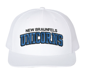 New Braunfels Unicorns Puff Trucker Hat