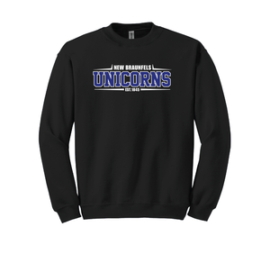 Unicorns Pointy Stripe Sweatshirt