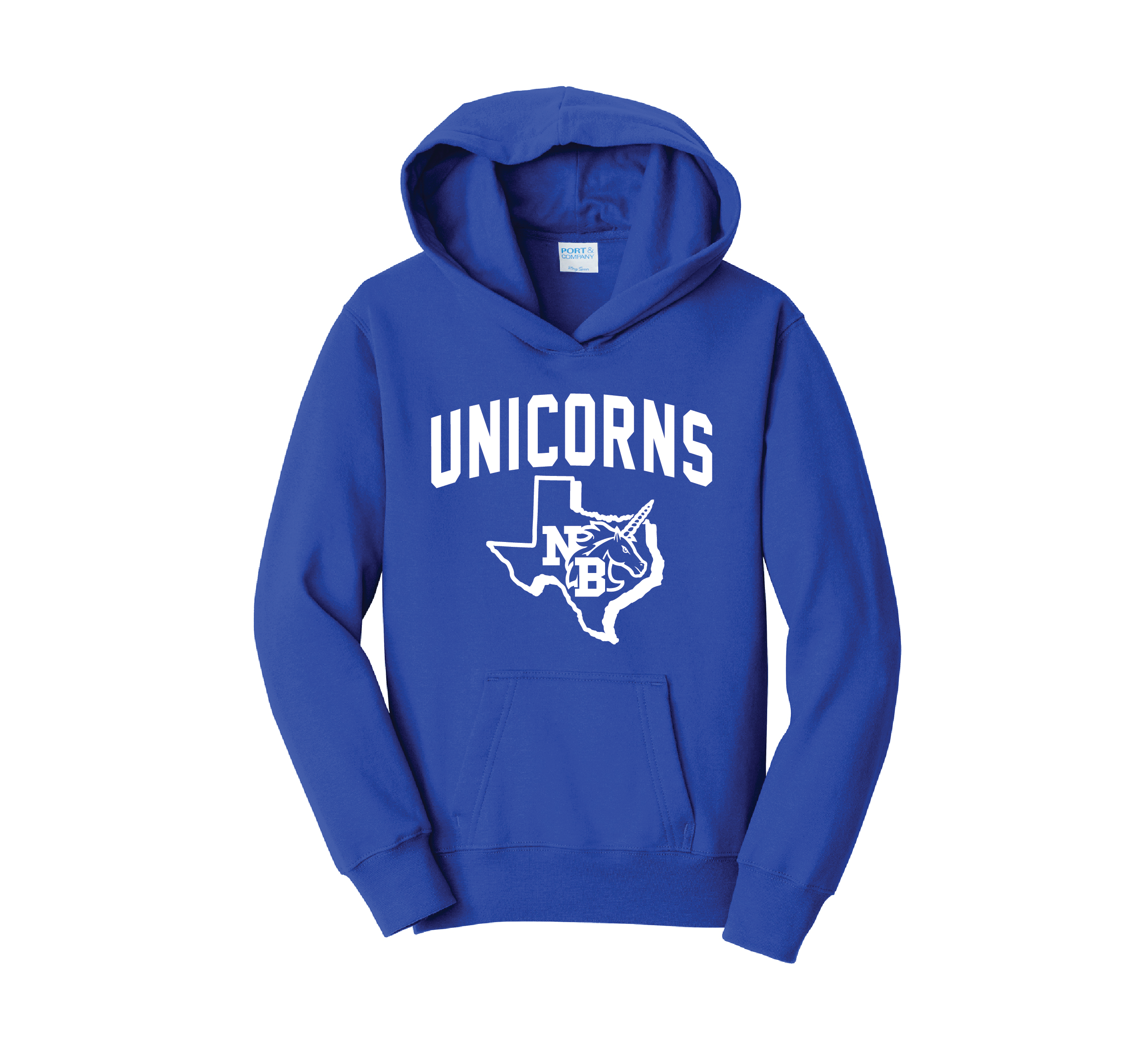 Youth Unicorn Texas Hooded Sweatshirt