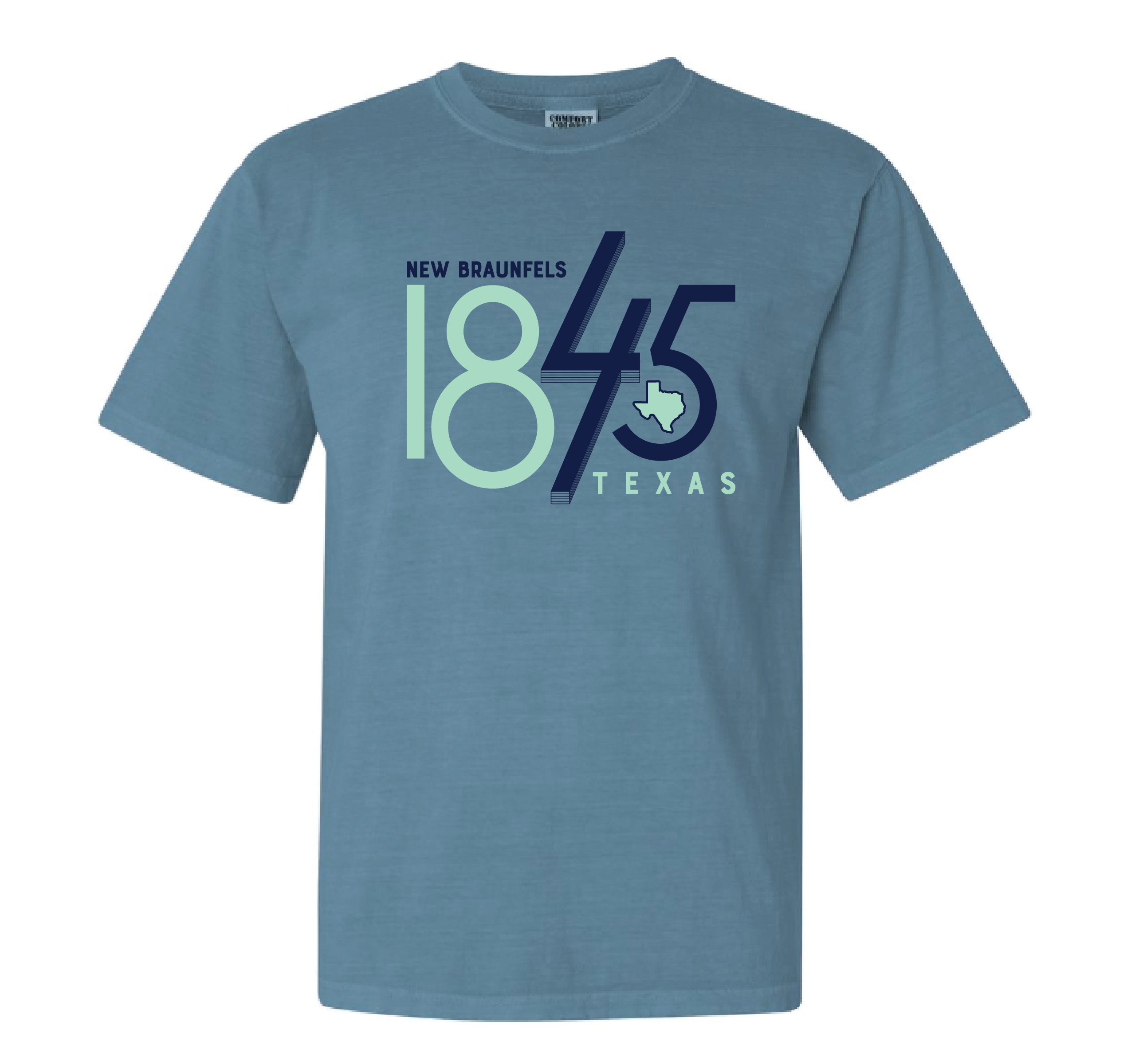 1845 Ice Blue Tee