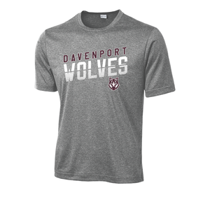 Heathered Wolves Performance Tee