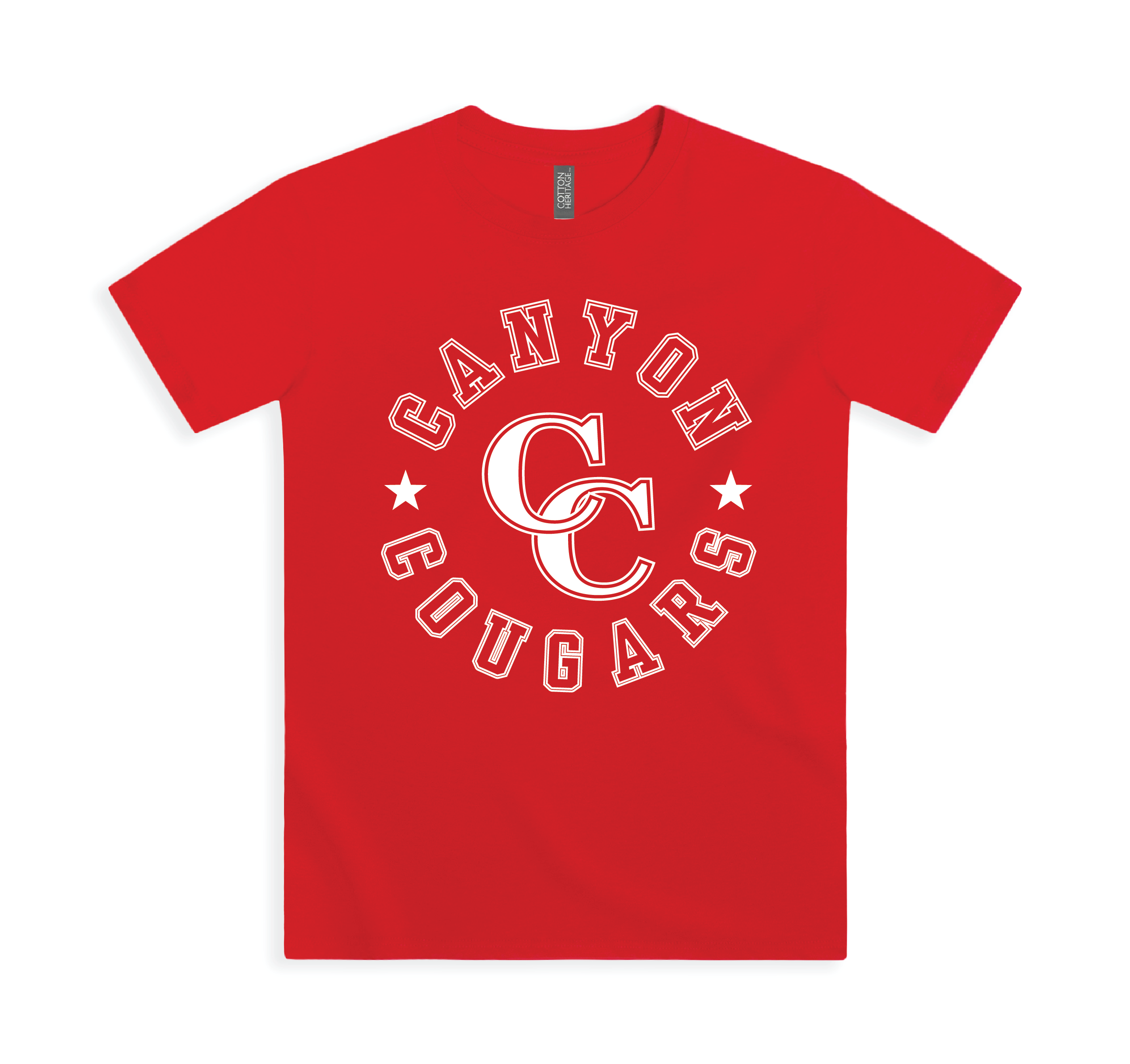 Youth Stars Canyon Cougars Tee