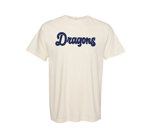 Dragons Navy Script Tee