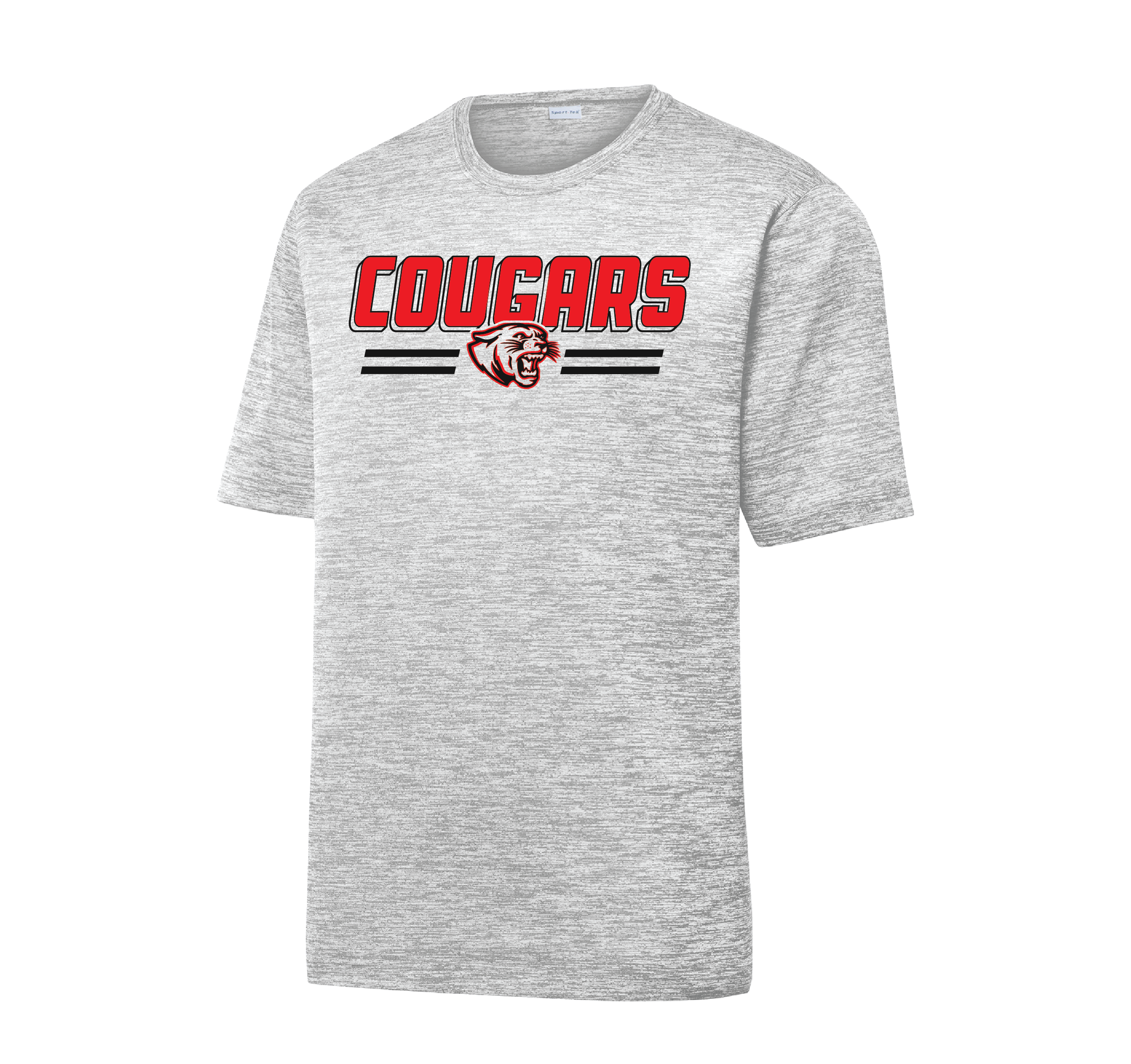 Cougars Silver Electric Performance Tee