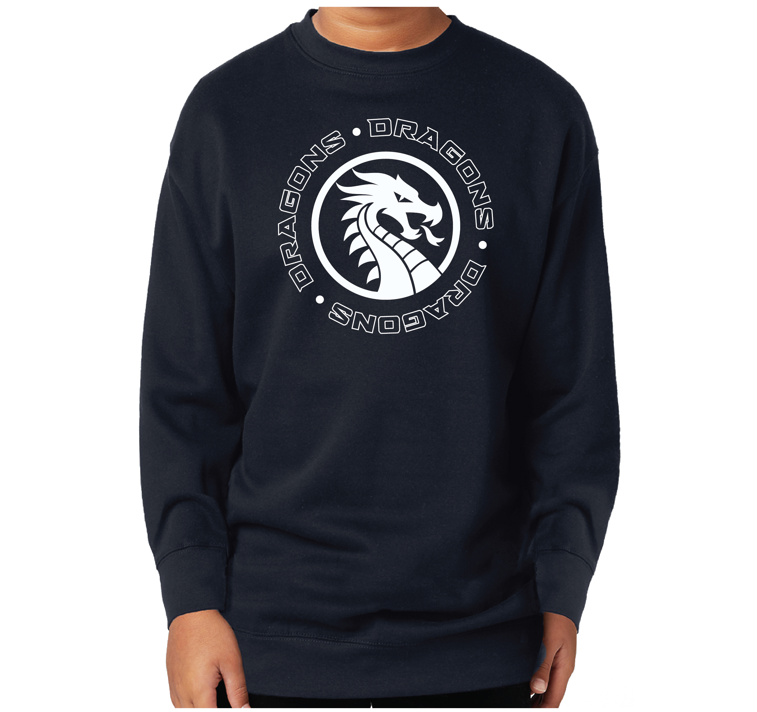 Youth Circle Dragon Repeat Sweatshirt