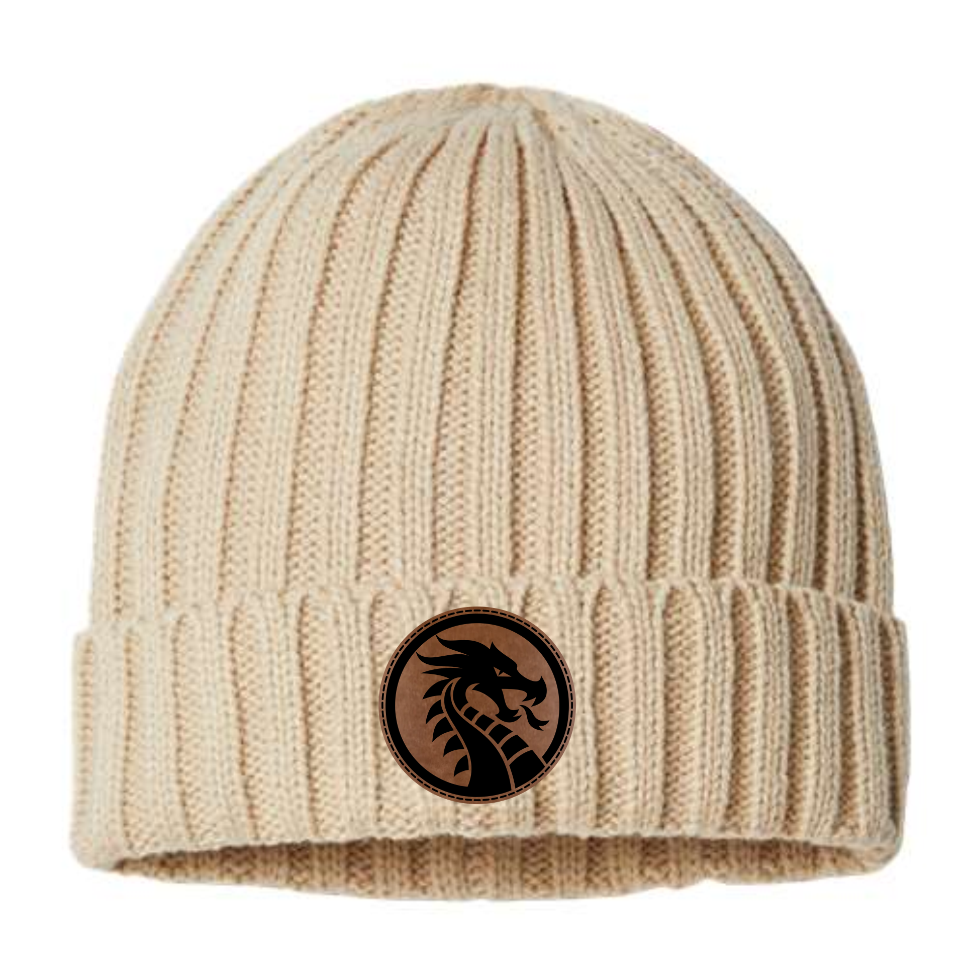 Dragon Circle Patch Beanie