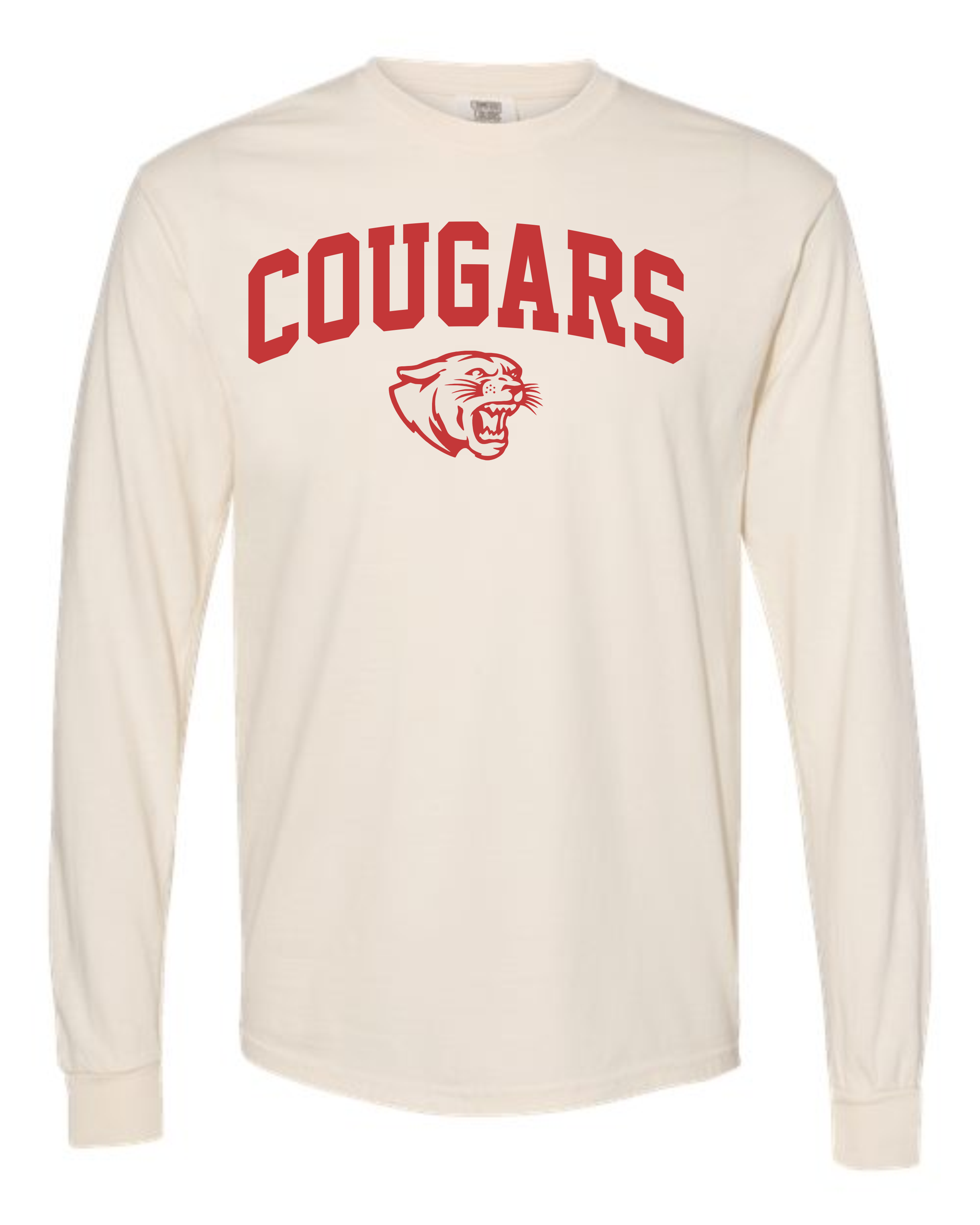 Cougars Comfort Colors LS Tee