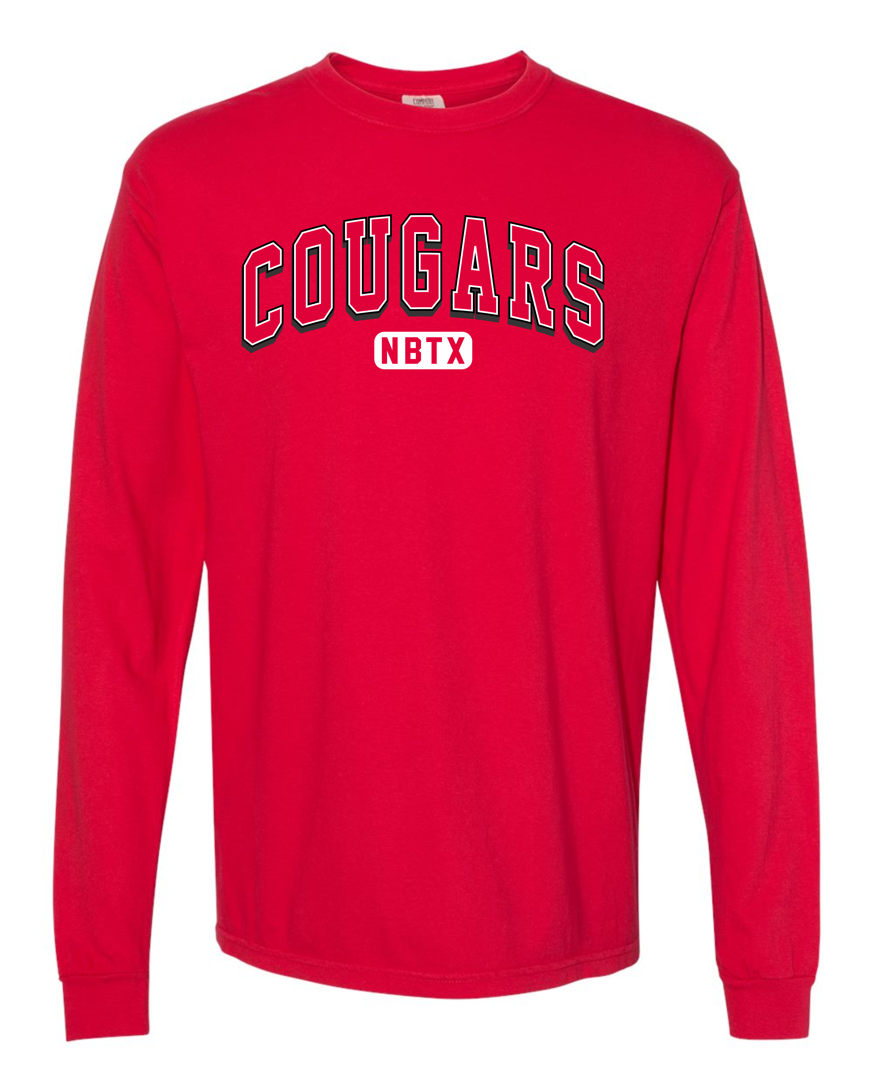 Cougars Comfort Colors LS Tee