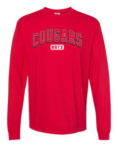 Cougars Comfort Colors LS Tee