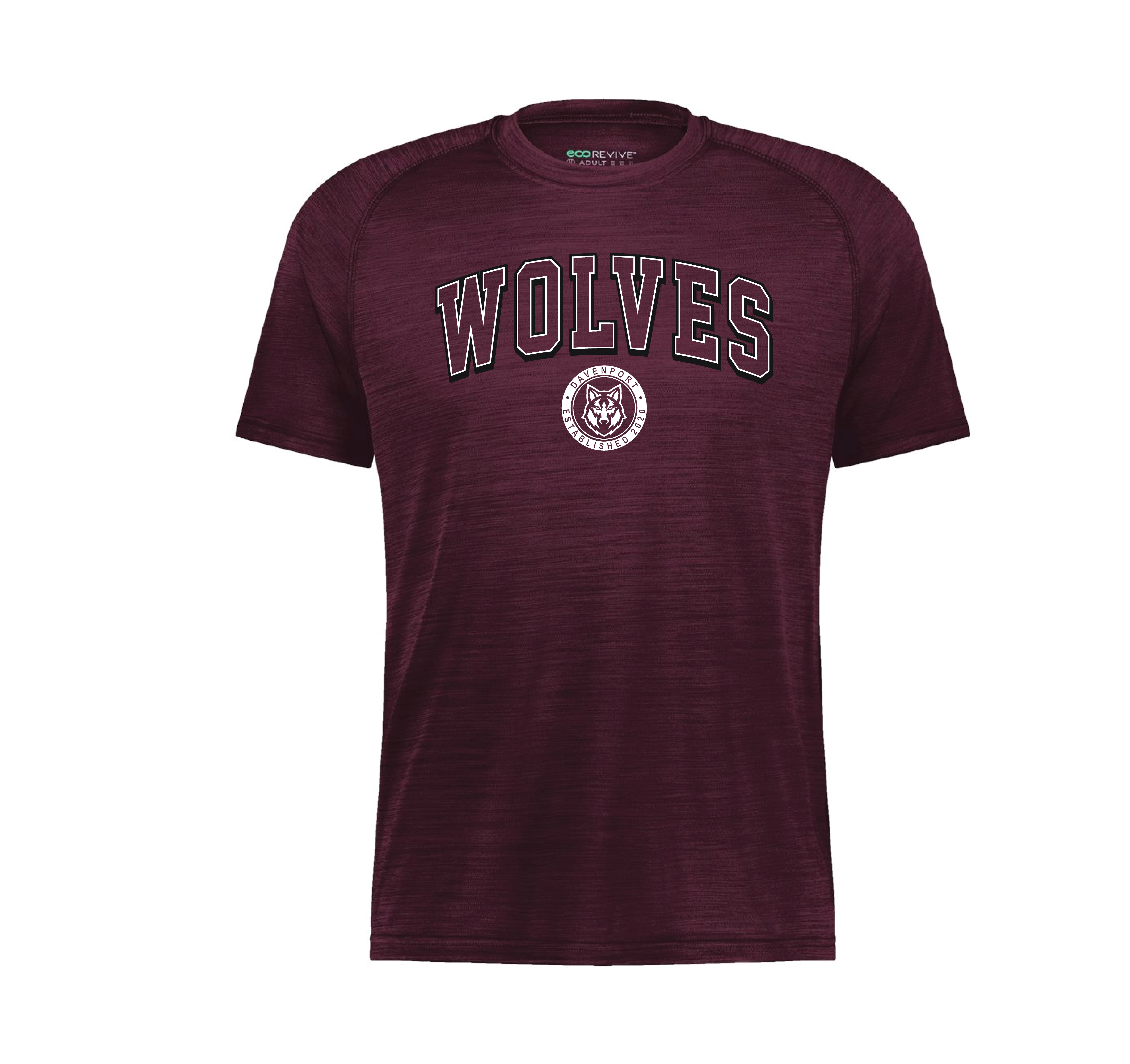 Wolves Heathered Performance Tee