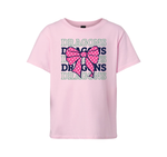Load image into Gallery viewer, Youth Dragons Bow Tee
