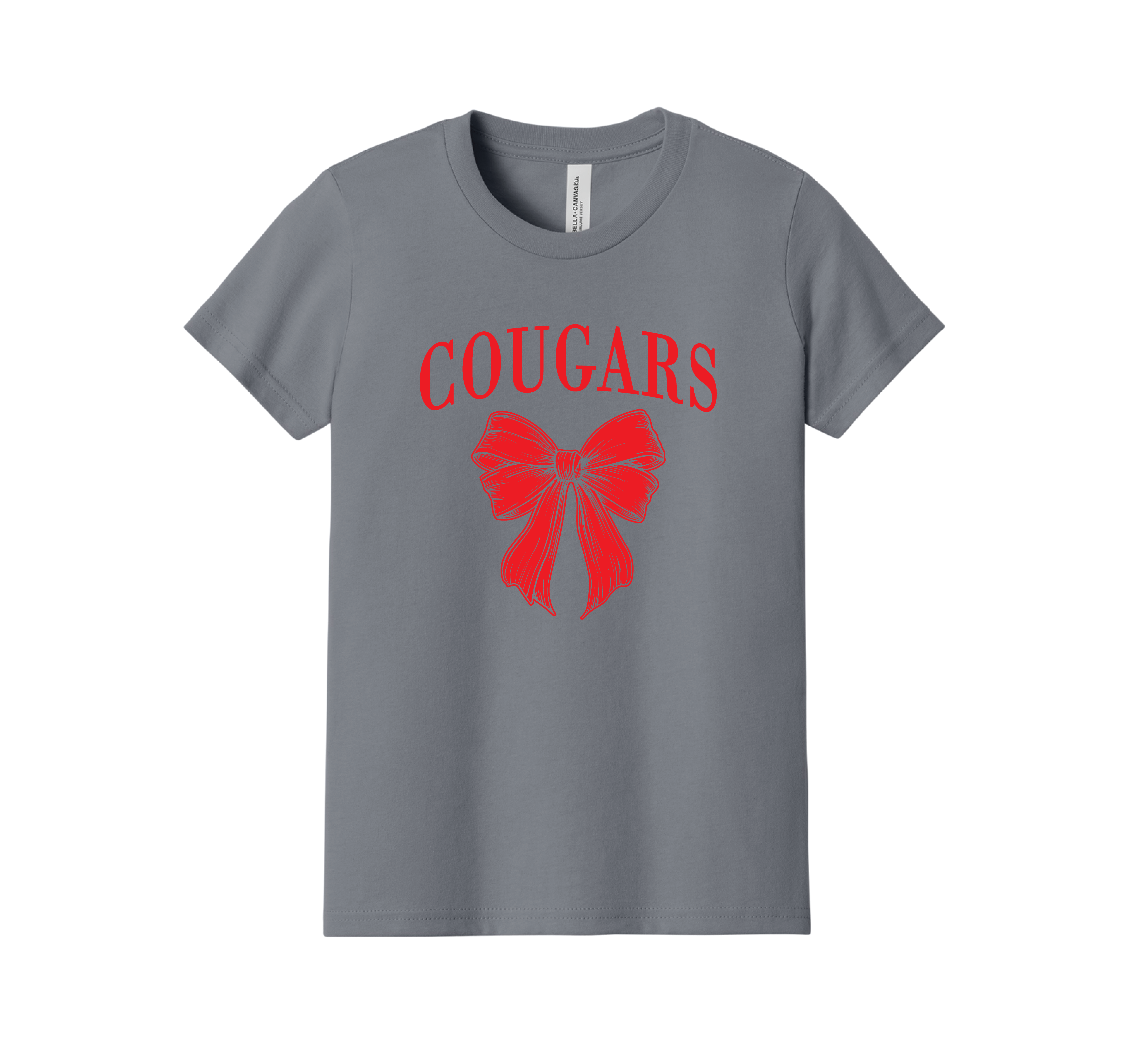 Youth Cougars Bow Tee
