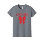 Load image into Gallery viewer, Youth Cougars Bow Tee

