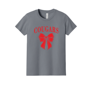 Youth Cougars Bow Tee
