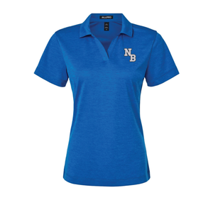 Ladies NB Royal Y-Neck Polo