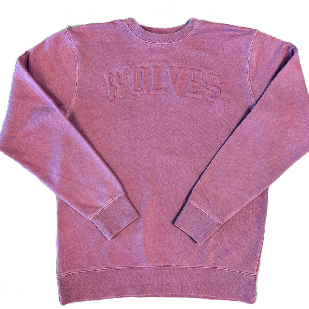 Wolves Embossed Sweatshirt