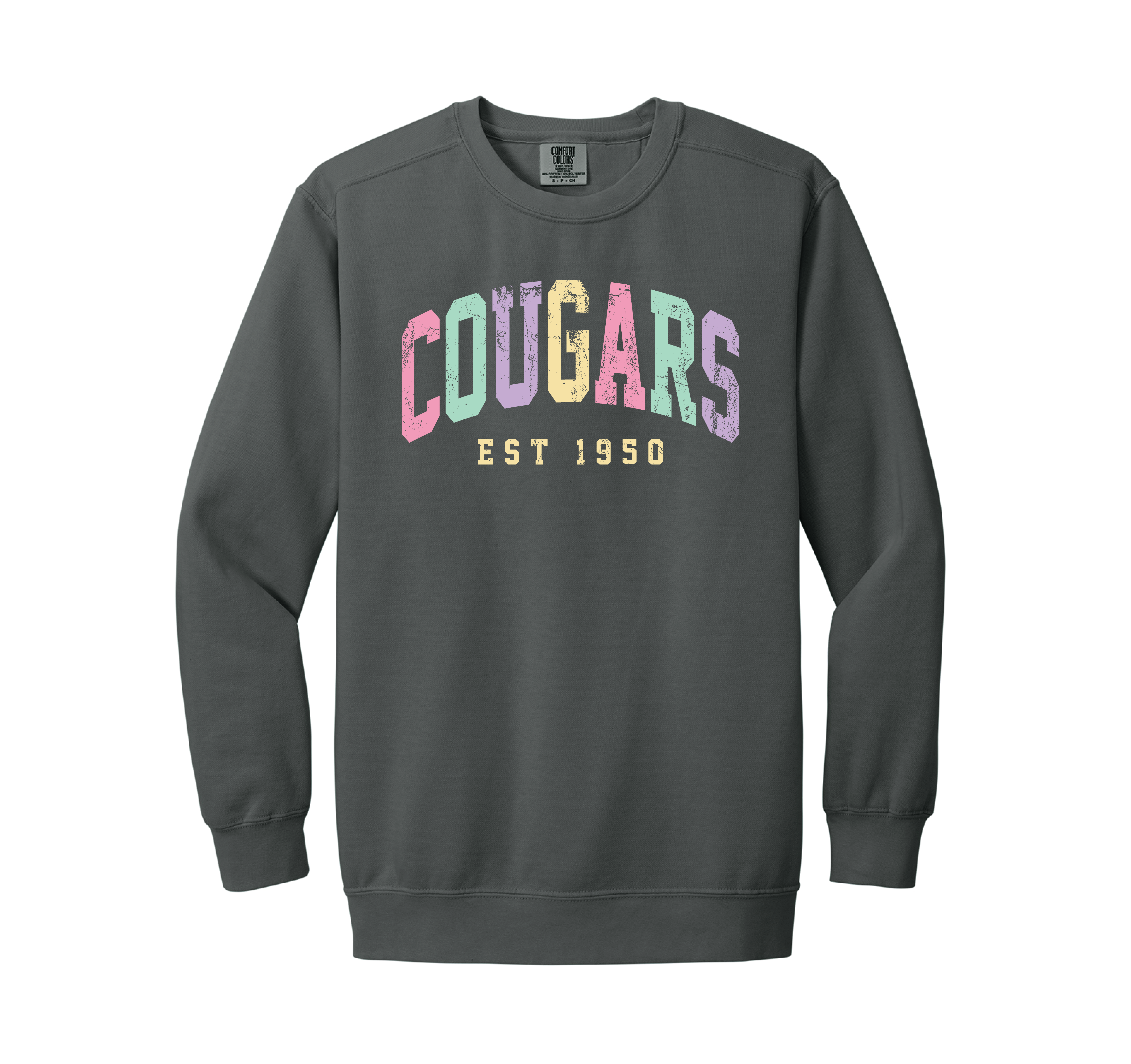 Cougars Colorful  Collegiate Crew