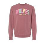 Load image into Gallery viewer, Wolves Colorful  Collegiate Crew
