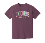 Load image into Gallery viewer, Unicorns Colorful Collegiate Tee
