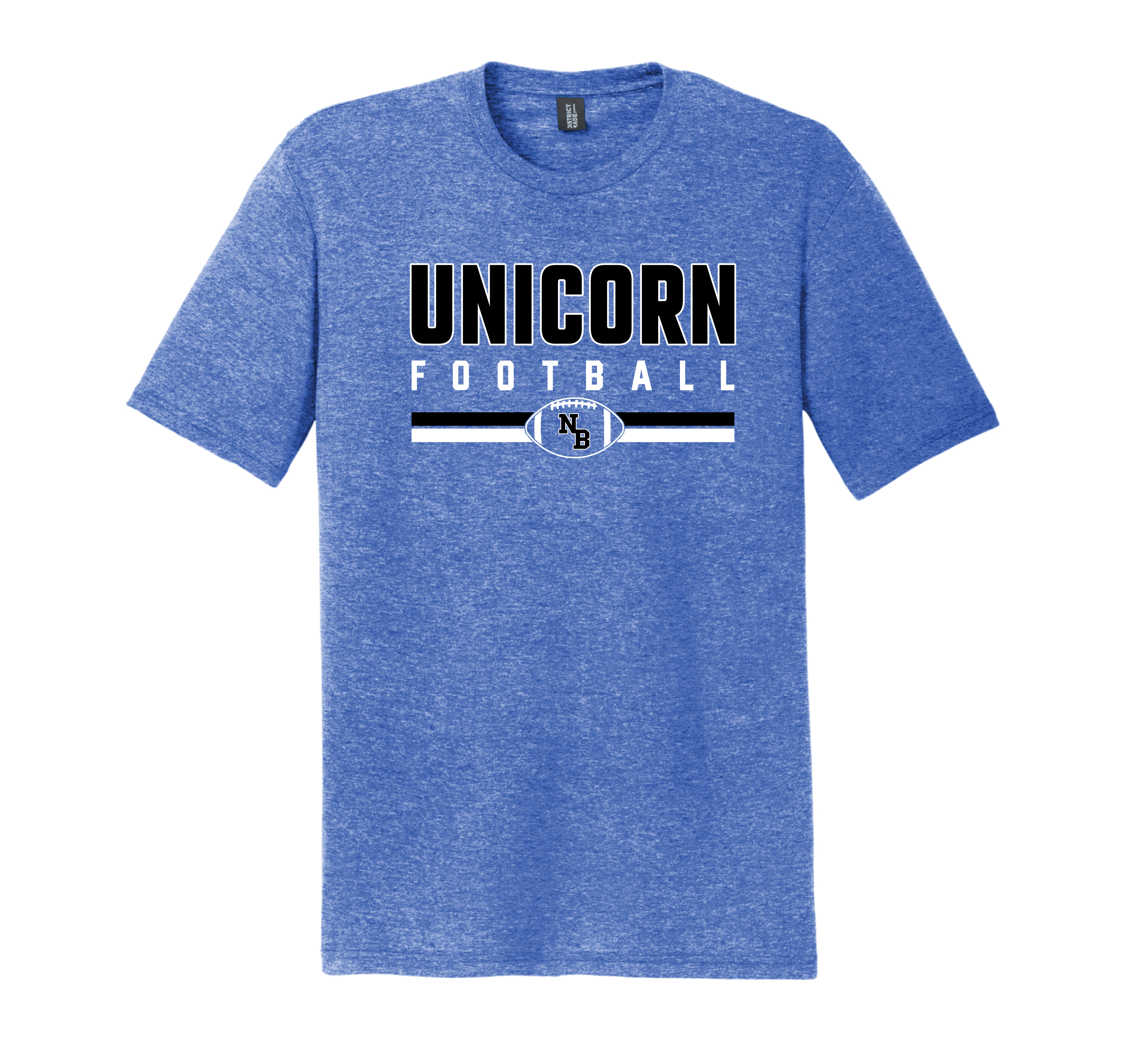 Unicorn Football Striped Tee