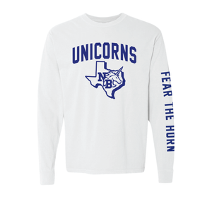 Fear The Horn Comfort Colors Long Sleeve