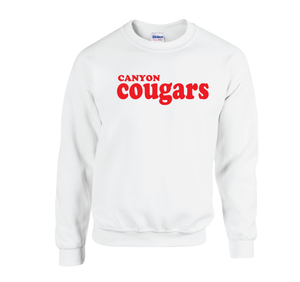 Canyon Cougars Puff Sweatshirt