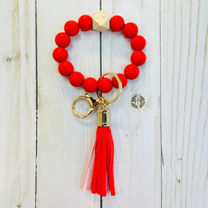 Red Silicone Ball Bracelets