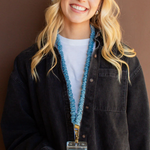 Load image into Gallery viewer, Andi Baby Blue Jean Lanyard
