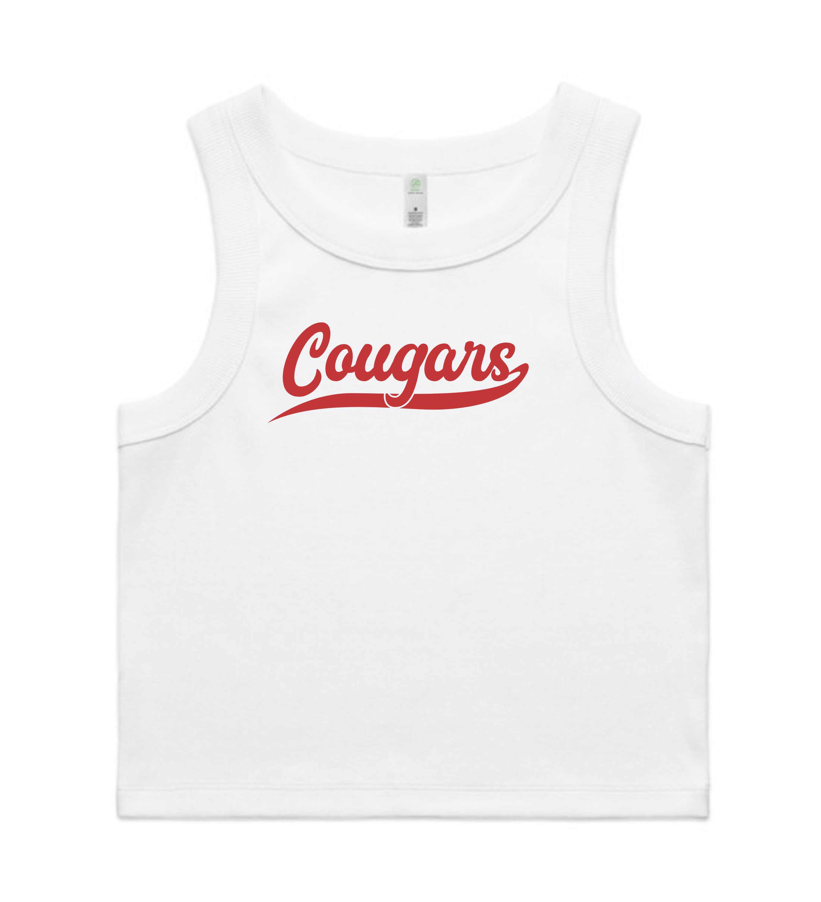 Cougars Rib Crop Tank