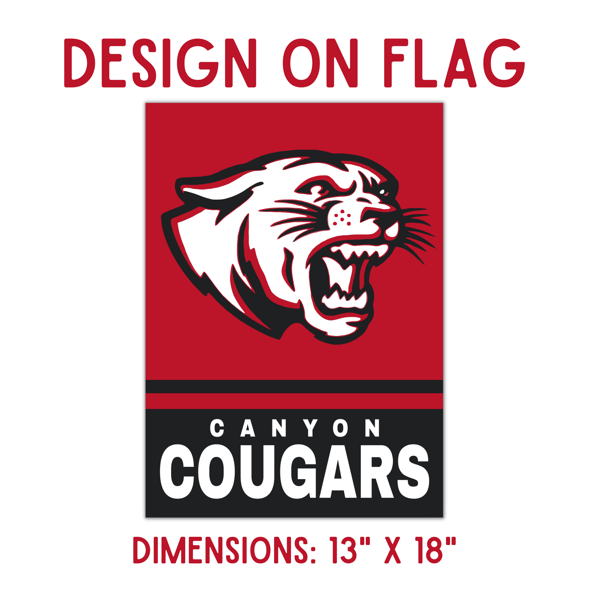 Canyon Cougars Garden Banner