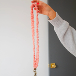 Load image into Gallery viewer, Andi Coral Gingham Lanyard
