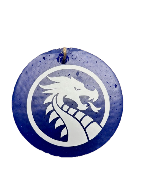 Navy Dragon Logo Car Freshie