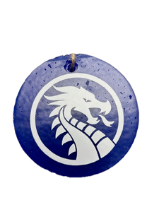 Navy Dragon Logo Car Freshie