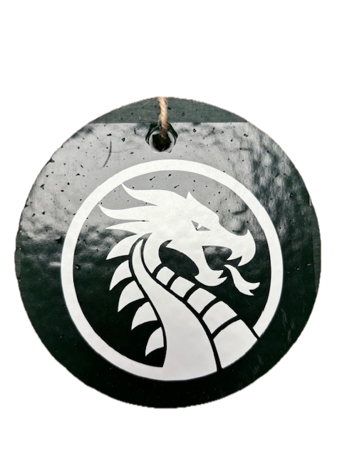 Forest Green Dragon Logo Car Freshie