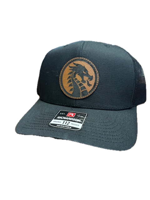 Dragons Leather Patch Trucker Hat