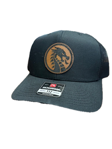 Dragons Leather Patch Trucker Hat