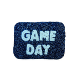 Load image into Gallery viewer, Navy Game Day Beaded Card Holder
