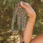 Load image into Gallery viewer, Andi Green Floral Lanyard
