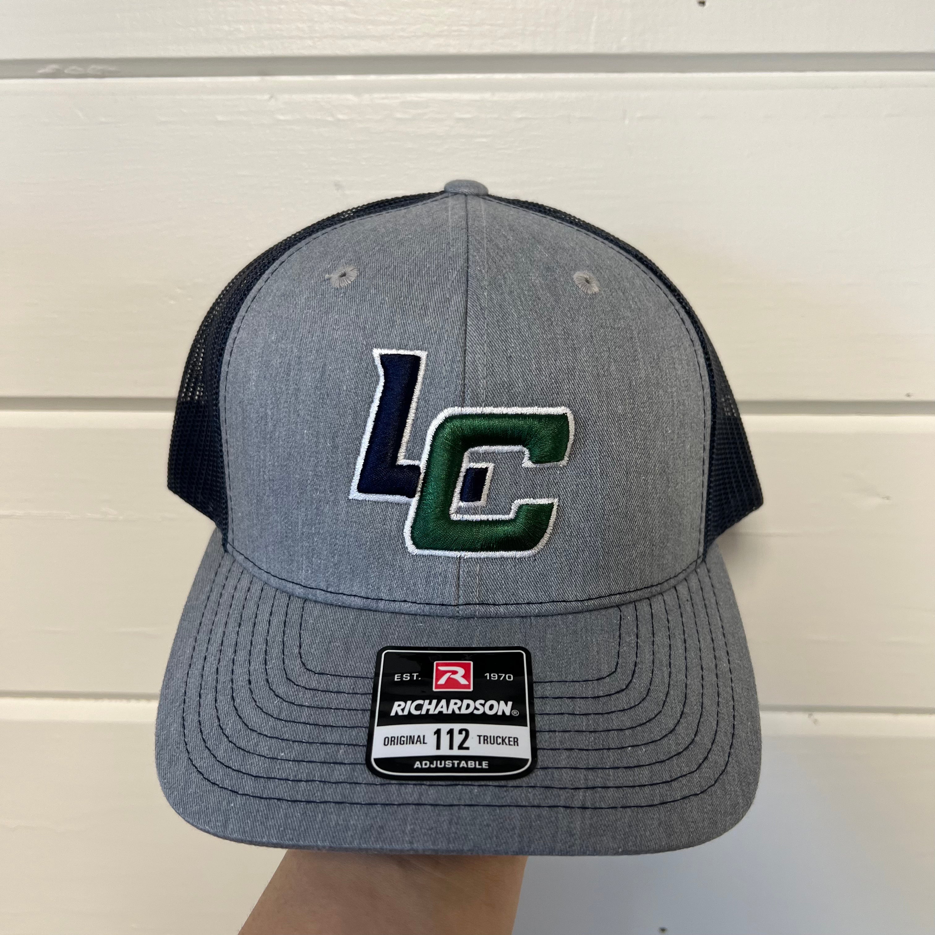 Dual LC Puff Logo w/ Outline Trucker Hat