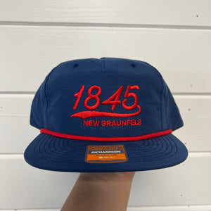 1845 Swoosh Navy Rope Hat