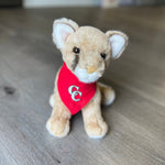 Load image into Gallery viewer, Plush Cougar with Logo Bandana
