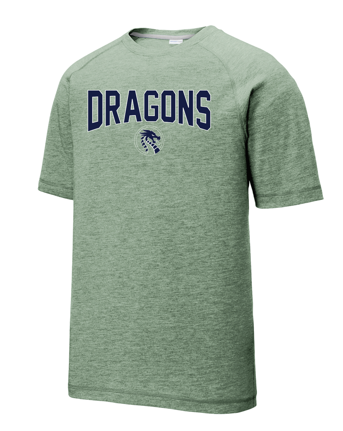 Dragons Heather Green Tee