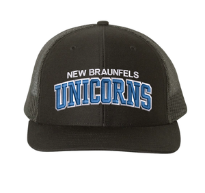New Braunfels Unicorns Puff Trucker Hat