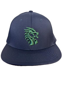 Dragons Puff Navy Fitted Hat