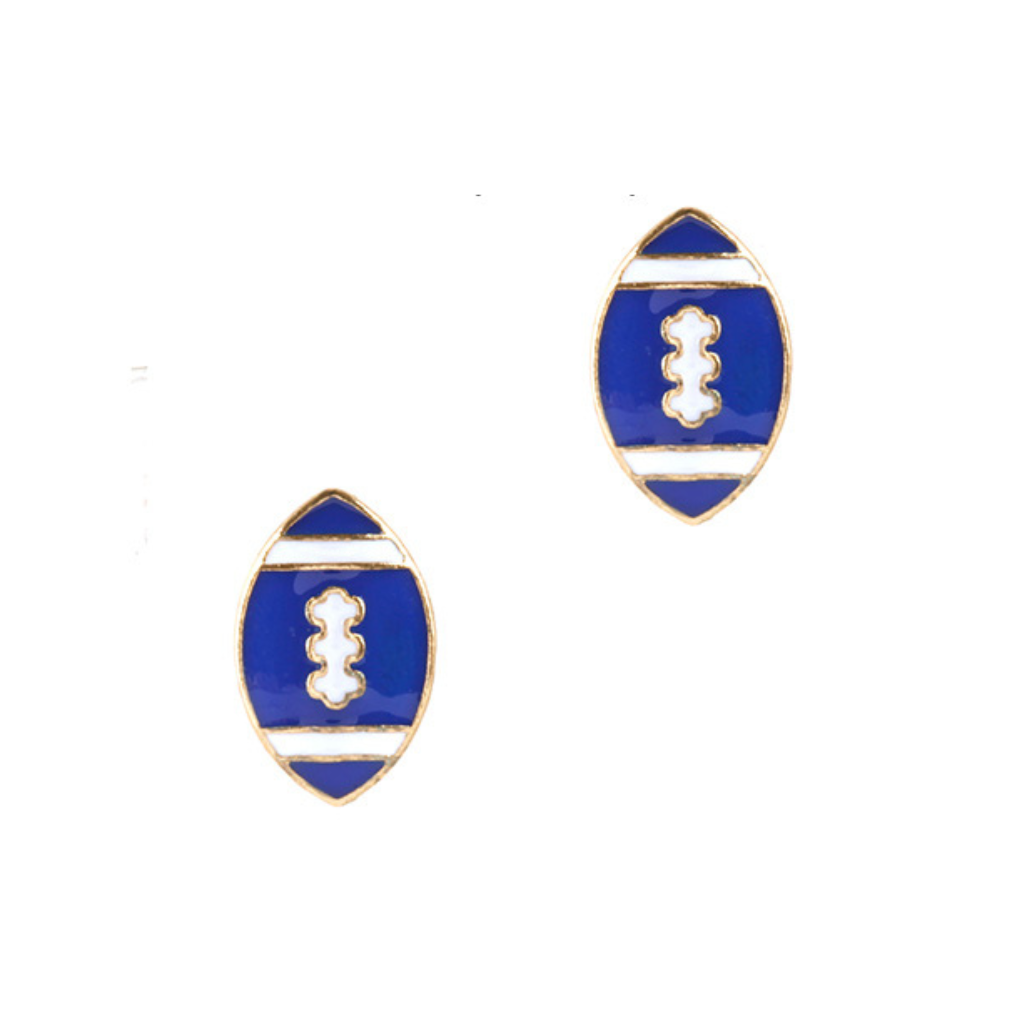 Royal Game Day Post Earrings