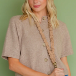 Load image into Gallery viewer, Andi Coffee Striped Lanyard
