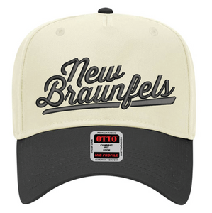 New Braunfels Script Otto Natural/Black Hat