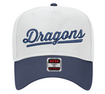 Load image into Gallery viewer, Dragons Script Otto Navy/White Hat
